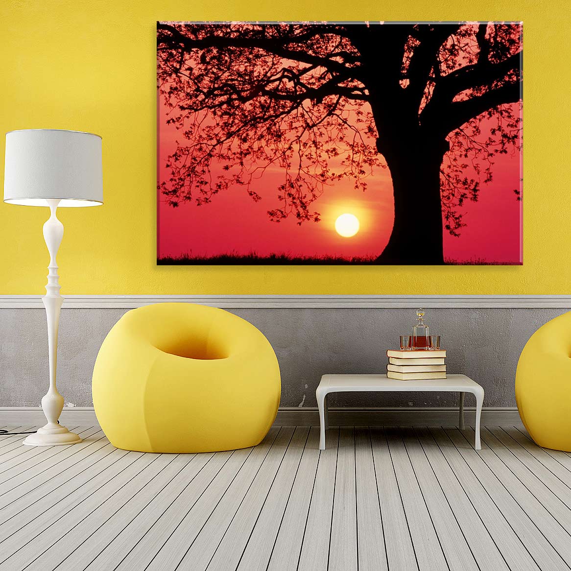 Tela Decorativa em Canvas Sunset