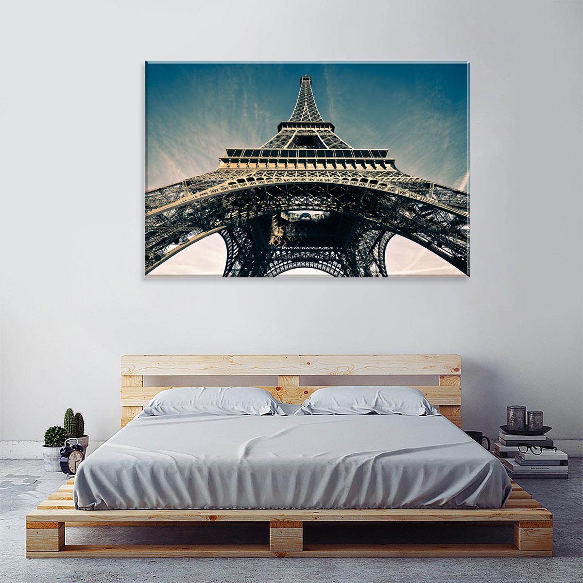 Tela Decorativa em Canvas Vista Torre Eiffel