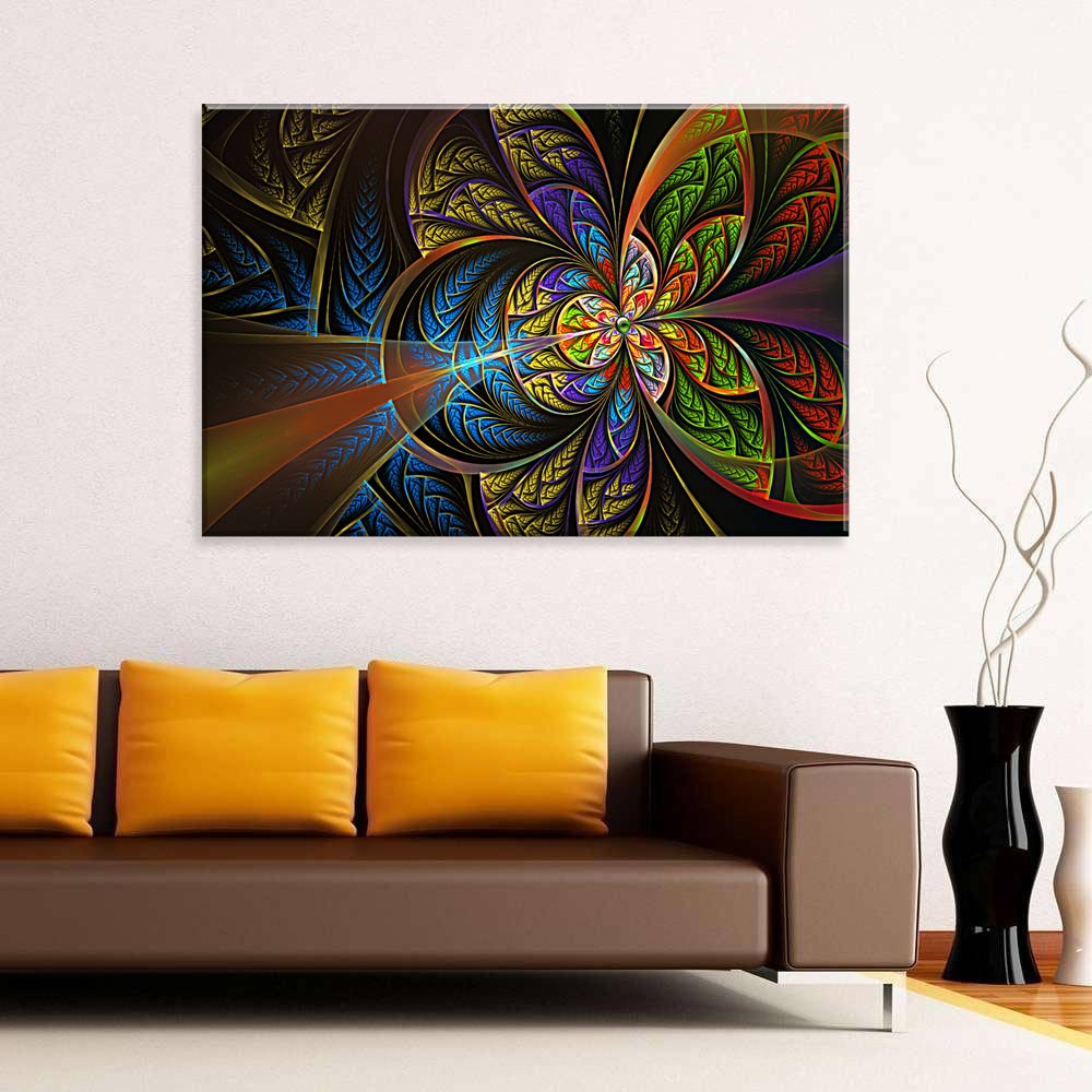Tela Decorativa em Canvas Vitral