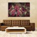 Tela Decorativa em Canvas Vitral Magenta