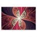 Tela Decorativa em Canvas Vitral Rose