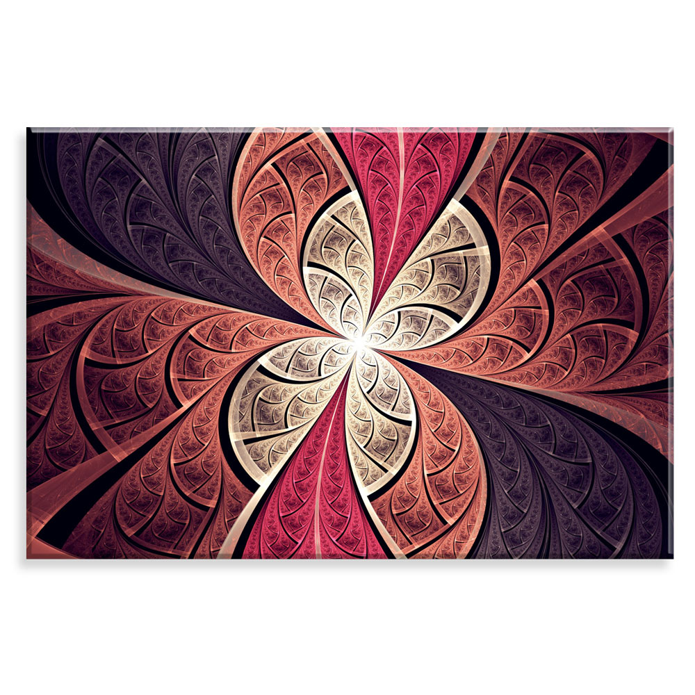 Tela Decorativa em Canvas Vitral Rose