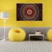 Tela Decorativa em Mandala Red
