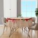 Toalha de Mesa Redonda para 4 Lugares Floral com Geométrico 1.45m