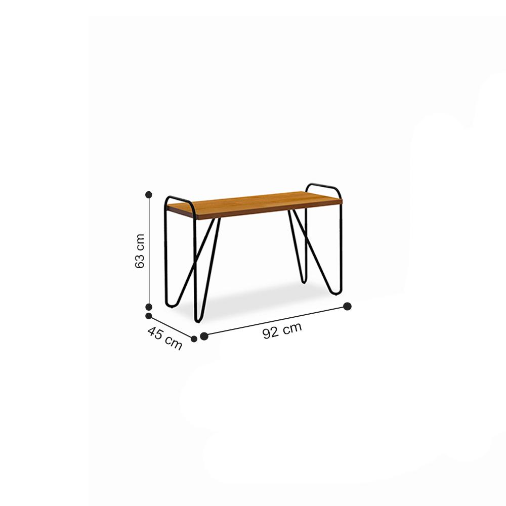 Conjunto Sala de Estar Kansas Preto Naturale