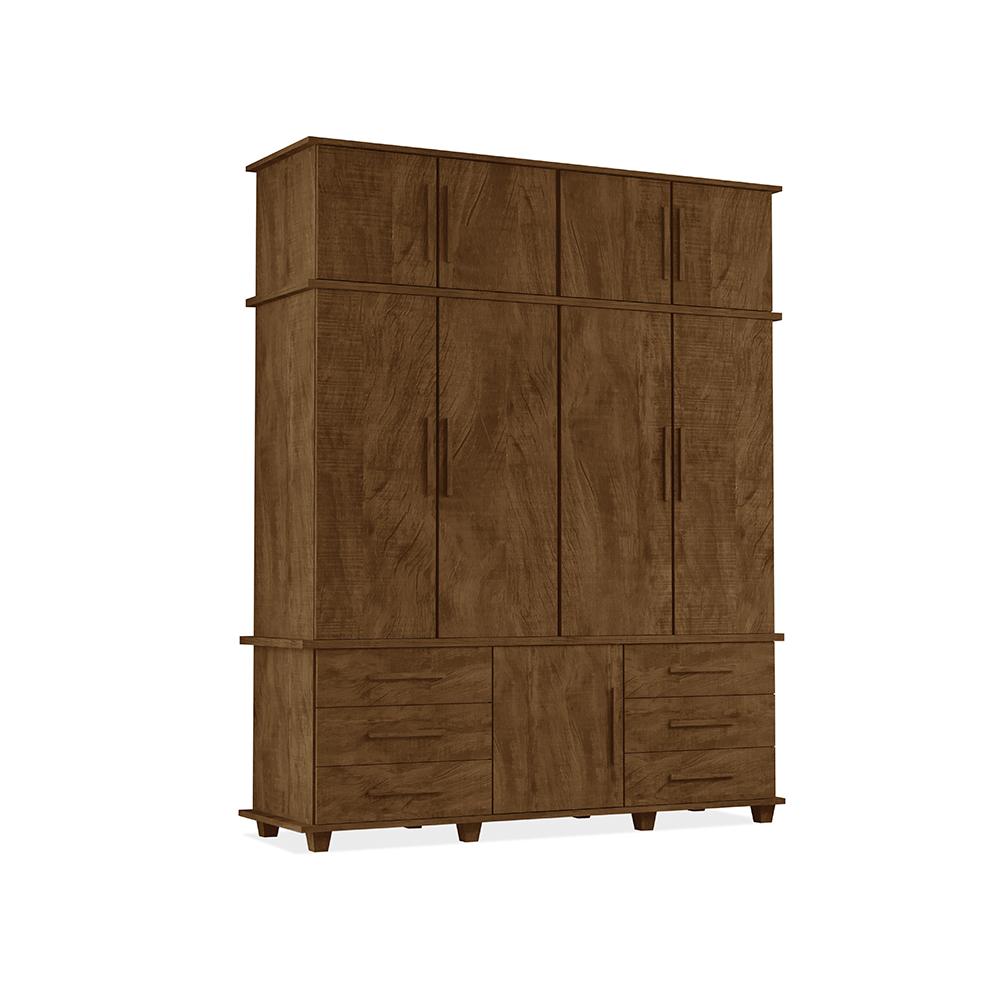 Guarda Roupa Dortmund 4 Portas Malbec