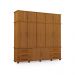 Guarda Roupa com 5 Portas Berlim Carvalho New