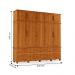Guarda Roupa com 5 Portas Berlim Carvalho New