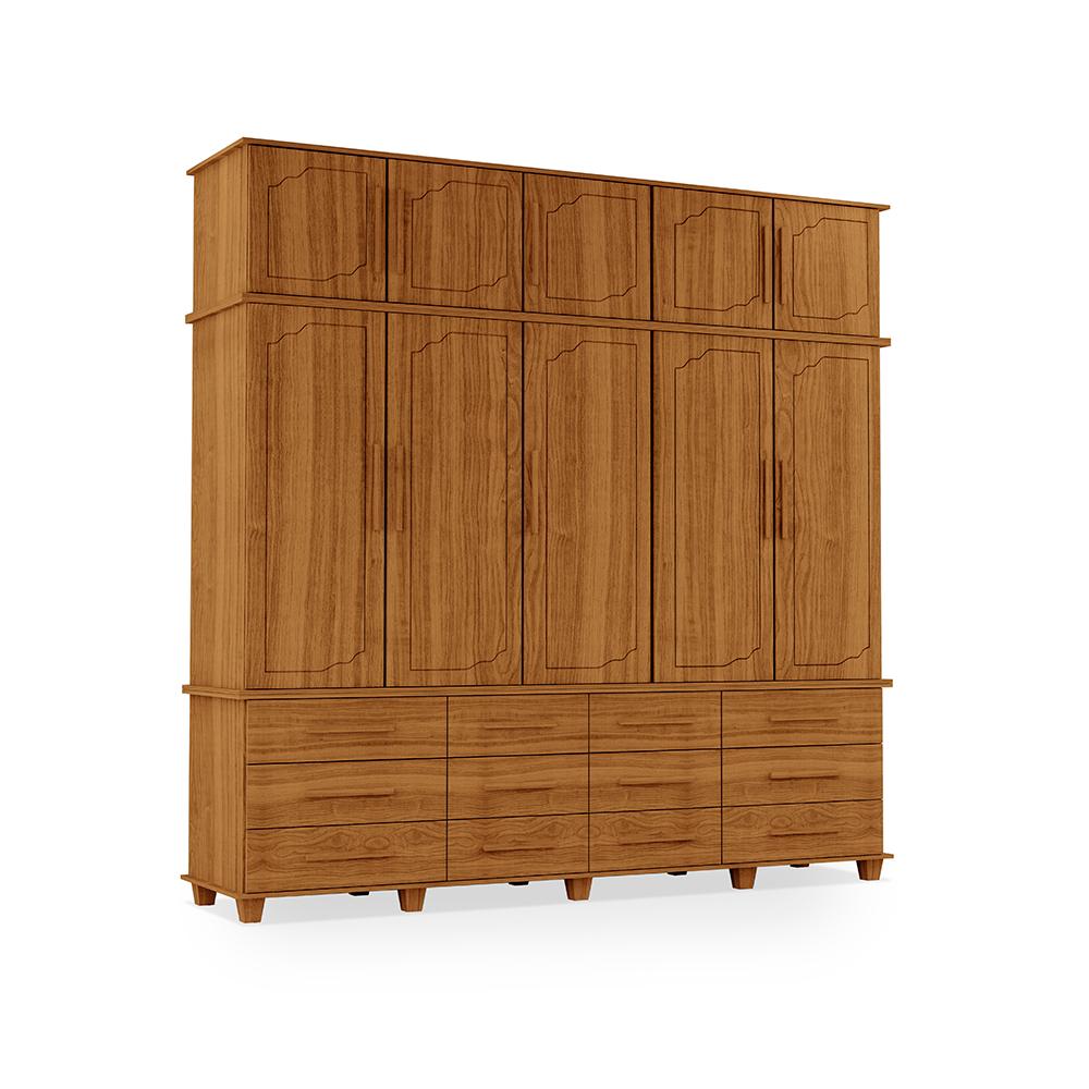 Guarda Roupa com 5 Portas Nancy Carvalho New