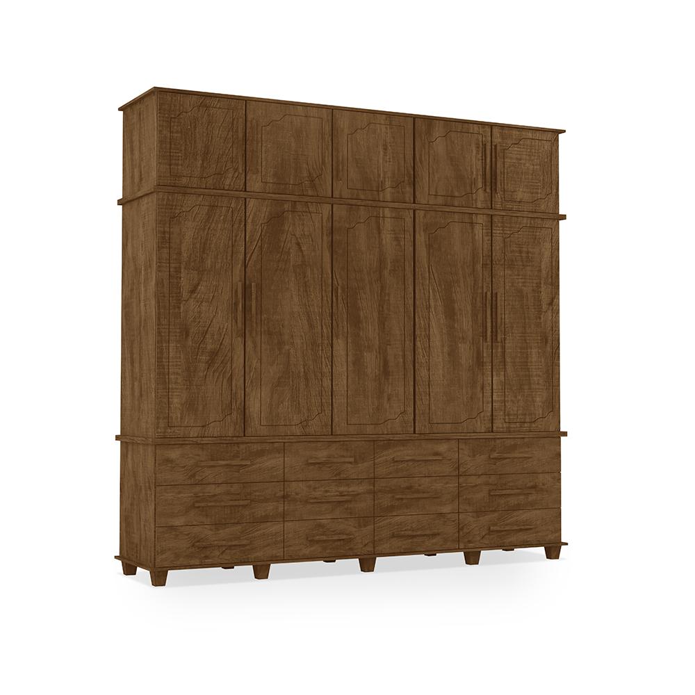 Guarda Roupa com 5 Portas Nancy Malbec