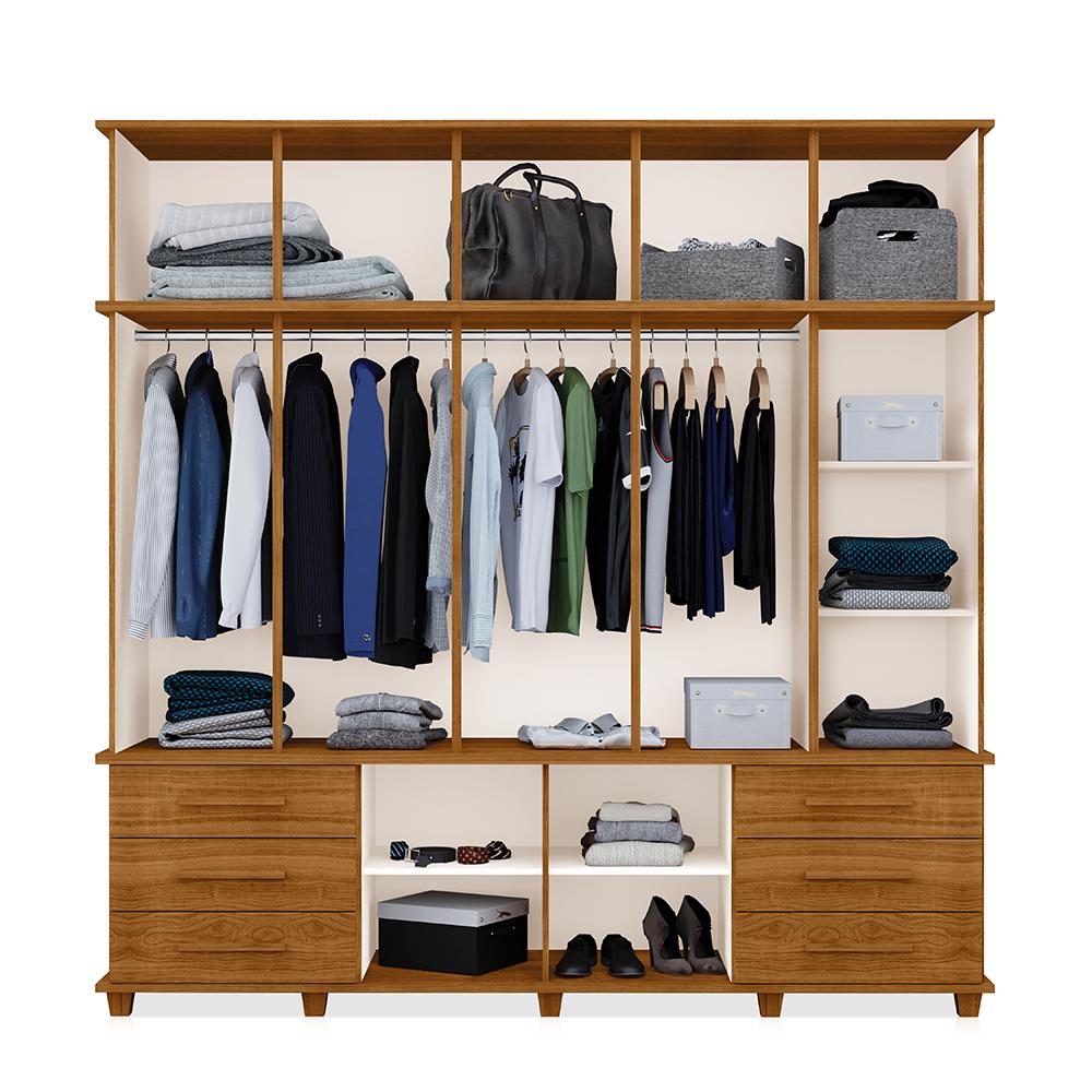 Guarda Roupa com 5 Portas Nancy Malbec