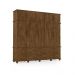 Guarda Roupa com 5 Portas Nancy Malbec