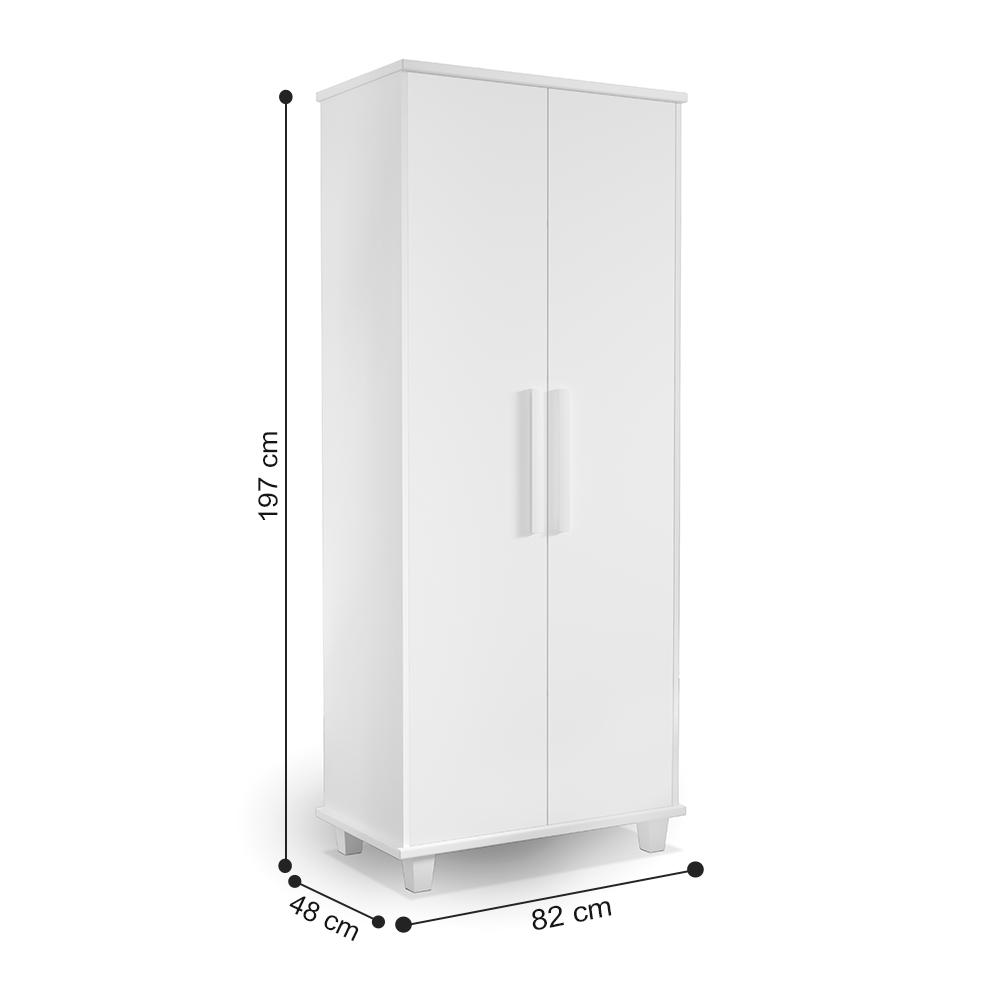 Multiuso com 2 Portas Nantes Branco