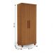 Multiuso com 2 Portas Nantes Carvalho New