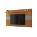 Painel 75 Polegadas Carvalho New Cinza Cleveland