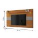 Painel 75 Polegadas Carvalho New Cinza Cleveland