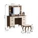Penteadeira com Assento Omaha Malbec Off White