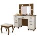 Penteadeira com Interruptor USB 7 Gavetas e Banqueta Boreal Malbec/Off White