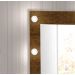 Penteadeira com Porta Joias 9 Gavetas e Banqueta Cristal Malbec/Off White