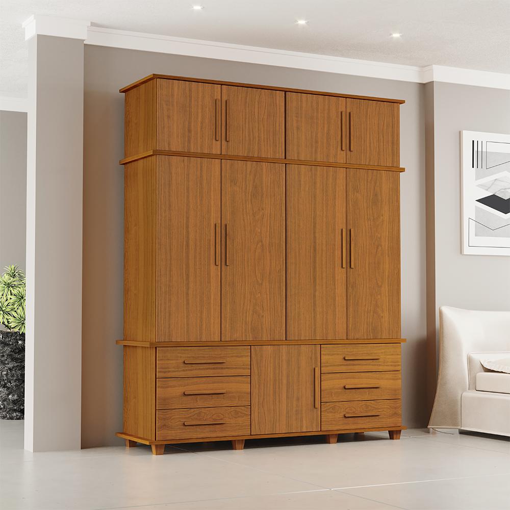 Roupeiro Barcelona Com 4 Portas Carvalho New