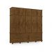Roupeiro Com 5 Portas Munique Malbec