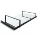 Bandeja Espelhada 25x50cm Borda Infinita Alça Preta