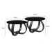 Conjunto Mesa de Centro e Lateral Pés Cebola Branco E Preto