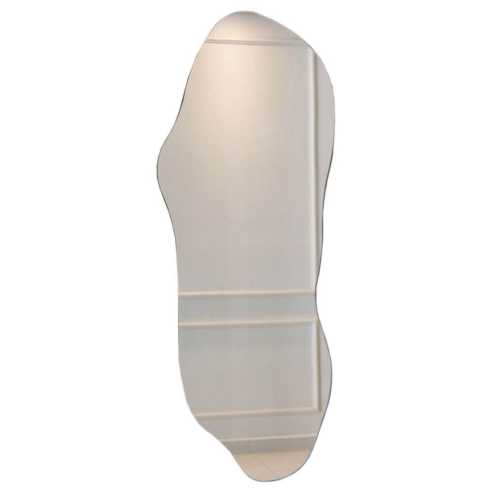 Espelho Corpo Orgânico Decorativo 118x43cm Lapidado