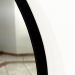 Espelho Redondo 60cm com Moldura Preto