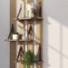 Prateleira em MDF Castanho 40x15cm com Alça Café