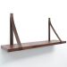 Prateleira em MDF Castanho 50x15cm com Alça Café