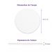 Tampo Redondo 50cm Para Mesa Mdf 15mm Branco
