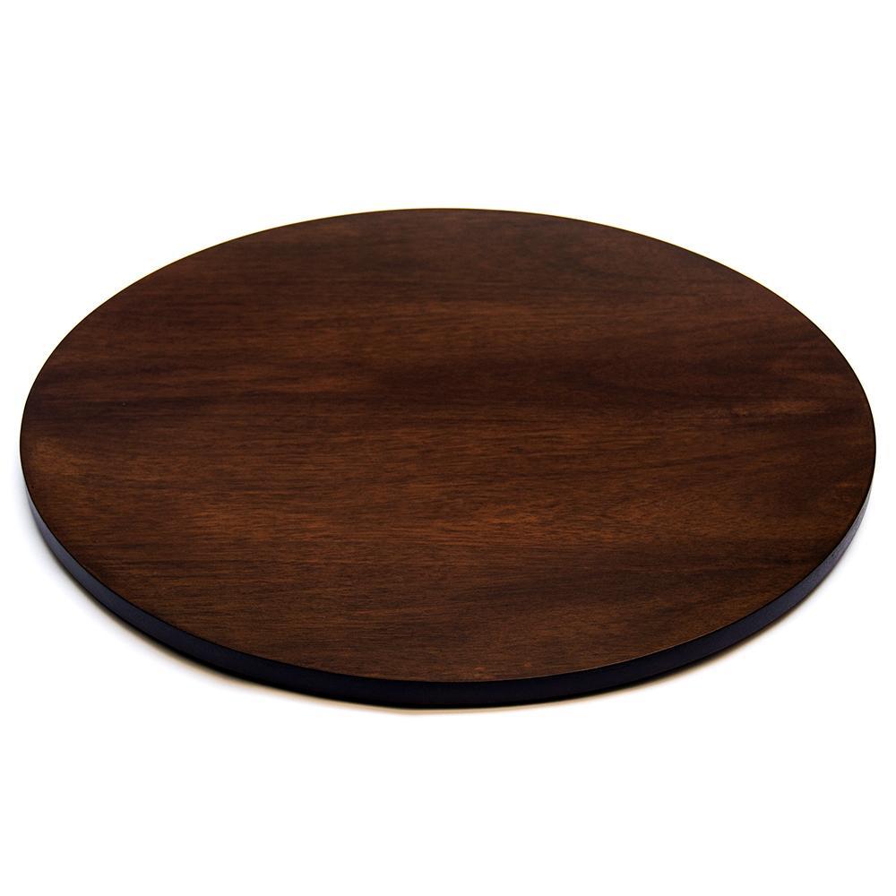 Tampo Redondo 80cm Para Mesa Mdf 15mm Castanho