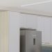 Armário Aéreo Geladeira 80 cm 2 Portas Atenas Cinza Cristal