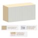 Armário Aéreo Geladeira 80 cm 2 Portas Aurora Cinza Cristal Pet