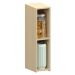 Armário Aéreo para Cozinha 20 cm 1 Porta Aurora Cinza Cristal Pet