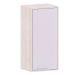 Armário Aéreo para Cozinha 40 cm 1 Porta Atenas Cinza Cristal