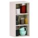 Armário Aéreo para Cozinha 40 cm 1 Porta Atenas Cinza Cristal