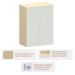 Armário Aéreo para Cozinha 60 cm 2 Portas Aurora Cinza Cristal Pet
