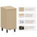 Balcão para Cozinha 40 cm 1 Porta MDF/MDP Aurora Carvalho