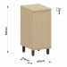 Balcão para Cozinha 40 cm 1 Porta MDF/MDP Aurora Carvalho