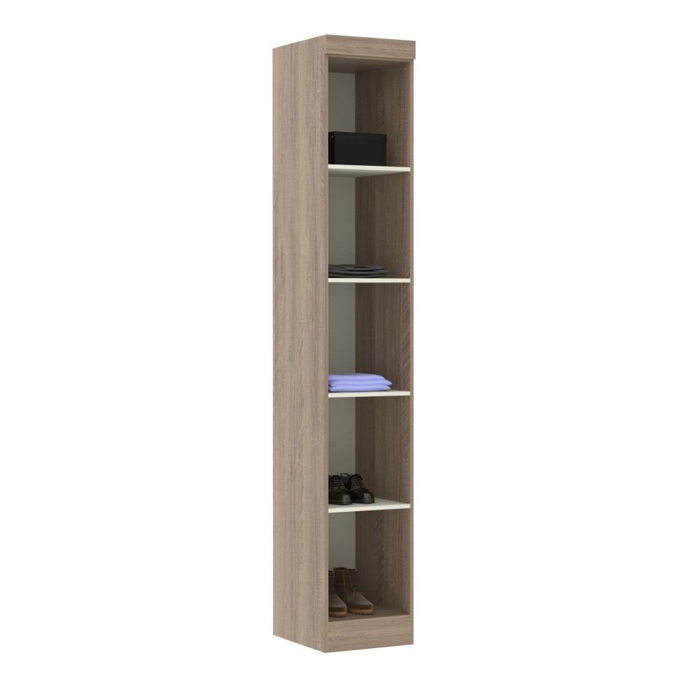 Guarda Roupa 1 Porta c/ Prateleiras - Módulo Dormitório Master - Guarda Roupas Modulado Luciane