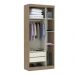 Guarda Roupa 3 Portas 2 Gavetas Internas - Módulo Dormitório Master - Guarda Roupas Modulado Luciane