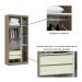 Guarda Roupa 3 Portas 2 Gavetas Internas - Módulo Dormitório Master - Guarda Roupas Modulado Luciane