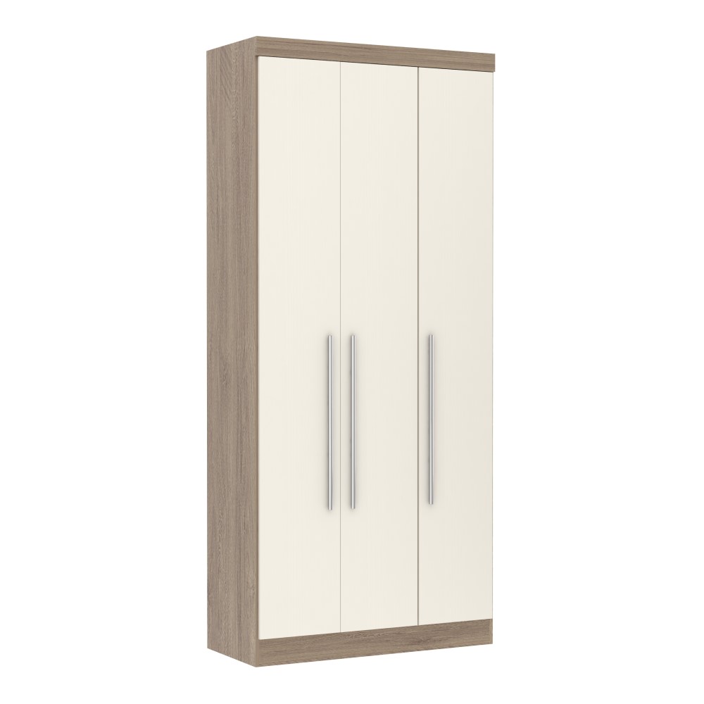 Guarda Roupa 3 Portas 2 Gavetas Internas - Módulo Dormitório Master - Guarda Roupas Modulado Luciane