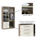 Guarda Roupa 4 Portas 4 Gavetas - Módulo Dormitório Master - Guarda Roupas Modulado Luciane
