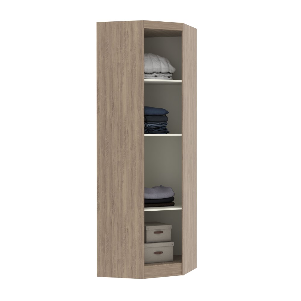 Guarda Roupa Canto Diagonal 1 Porta - Módulo Dormitório Master - Guarda Roupas Modulado Luciane