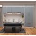 Guarda Roupa Dormitório Modulado Alpes Casal 1,58 m Queen - Roupeiro Luciane M02