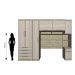 Guarda Roupa Dormitório Modulado Master Casal 1,38 m - Avelã Rústico e Ártico Rústico - Luciane M02