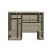 Guarda Roupa Dormitório Modulado Master Casal 1,38 m - Avelã Rústico e Ártico Rústico - Luciane M03